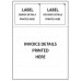 INTEGRATED LABELS  – 2 PER SHEET – 95mm x 78mm